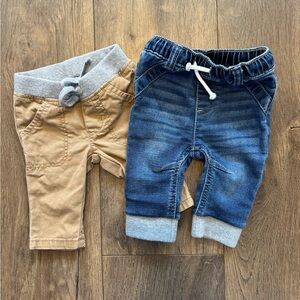 Cat & Jack + Old Navy 0-3 months boy Pants